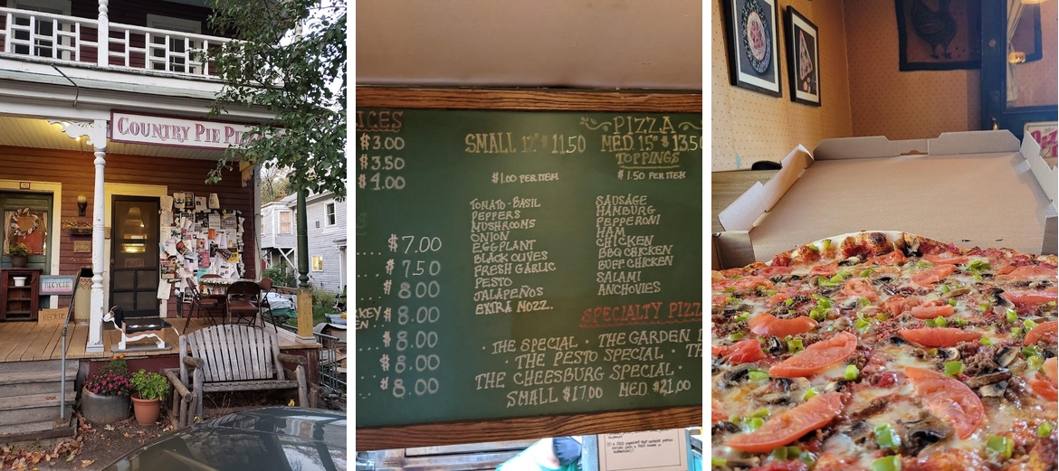 Countrypie Pizza Co. Menu